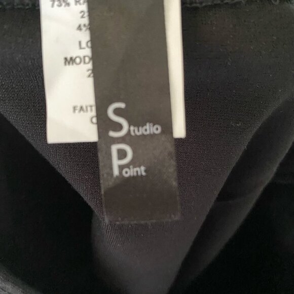 STUDIO Point Black Women’s Pencil Skirt, Made in Canada, Women’s Size Small - Picture 3 of 6